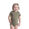 BELLA + CANVAS Infant Triblend Short Sleeve Bodysuit One Piece for Everyday Wear & Custom Print Infant Outfit
